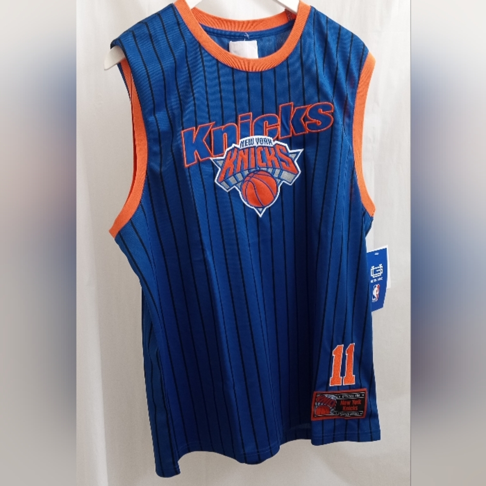 NBA Jalen Brunson New York Knicks Jersey NWT RARE! Embroidered Emblem-Size:X L